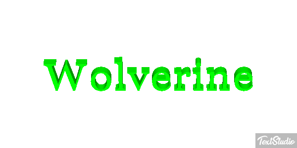 Wolverine Text effect