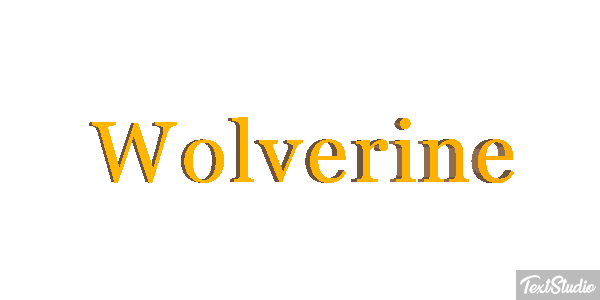 Wolverine Text effect