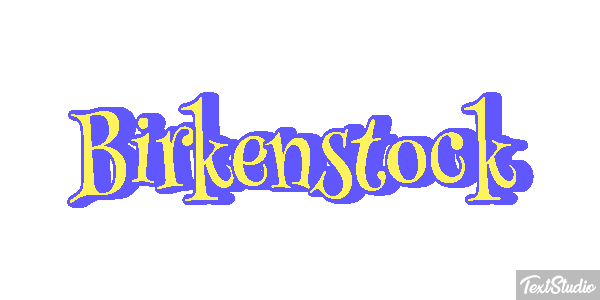 Birkenstock Efecto de texto