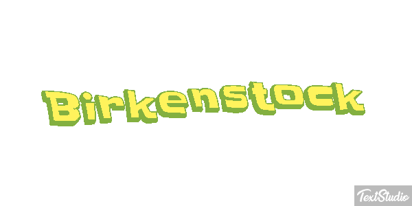 Birkenstock Efecto de texto