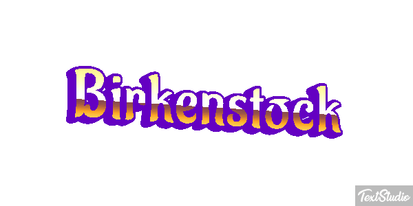 Birkenstock Efecto de texto