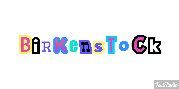 Birkenstock Efecto de texto