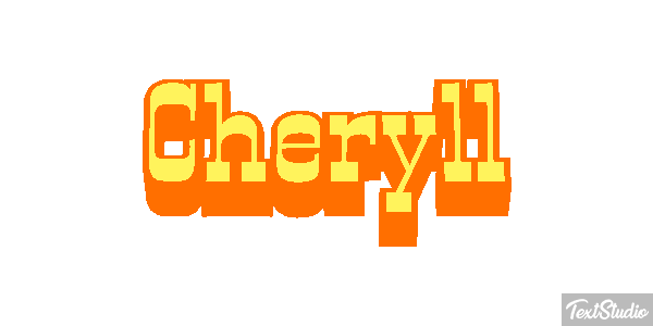Cheryll Effetto testo
