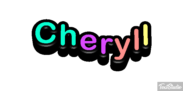 Cheryll Effetto testo