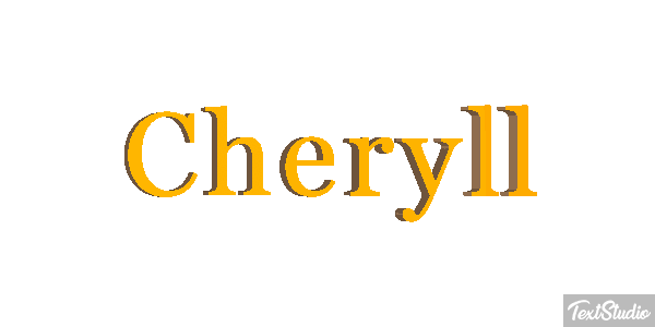 Cheryll Effetto testo