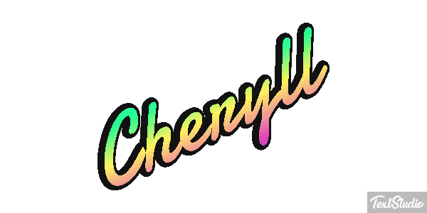 Cheryll Effetto testo
