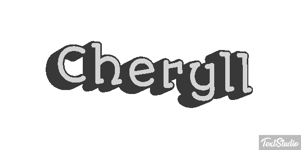 Cheryll Effetto testo