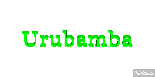 Urubamba Efekt tekstowy
