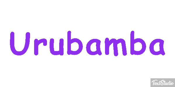 Urubamba Efekt tekstowy