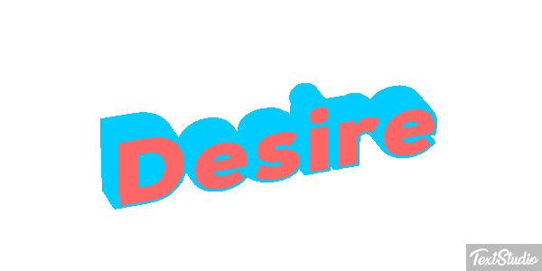 Desire Текстовый эффект