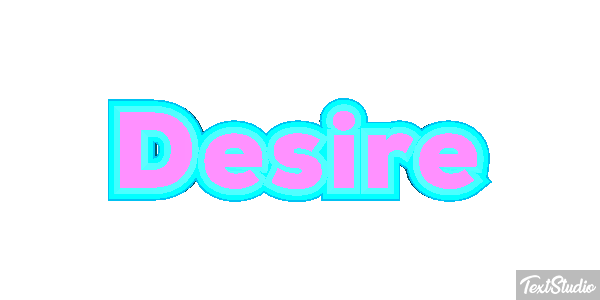 Desire Текстовый эффект