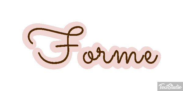 Forme Effet de texte