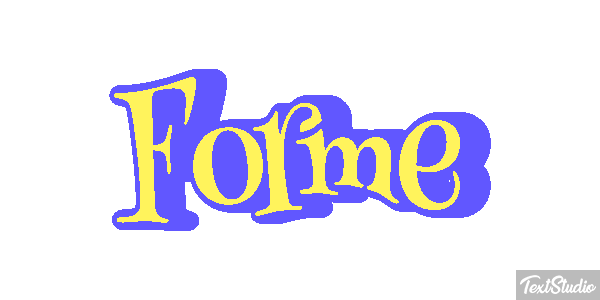 Forme Effet de texte