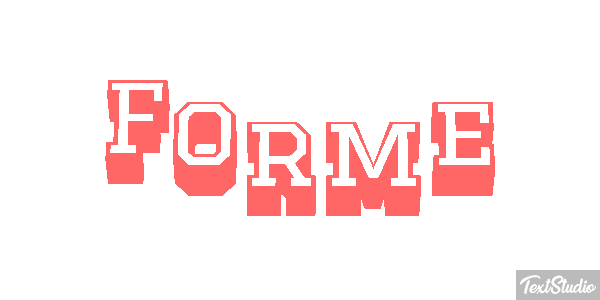 Forme Effet de texte