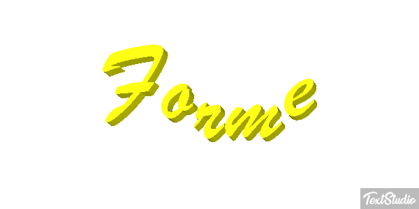 Forme Effet de texte