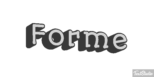 Forme Effet de texte