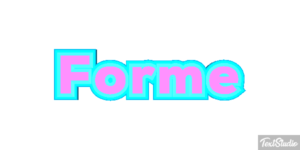 Forme Effet de texte