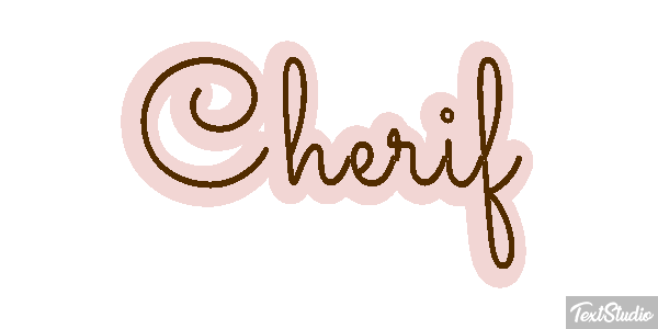 Cherif Text effect