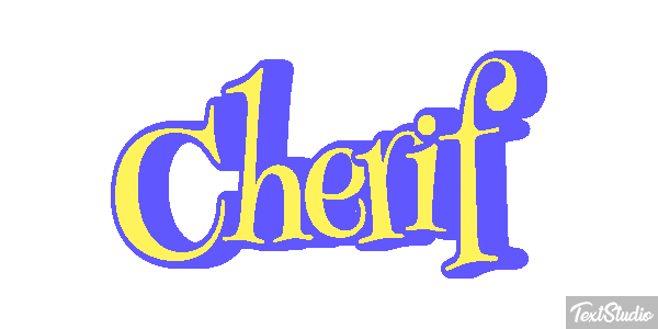 Cherif Text effect