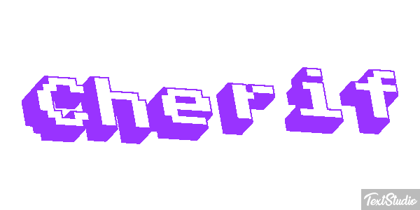 Cherif Text effect
