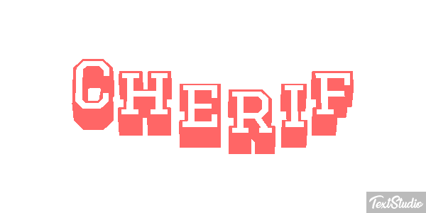 Cherif Text effect
