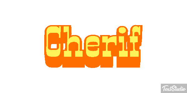 Cherif Text effect