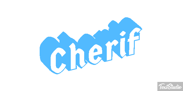 Cherif Text effect