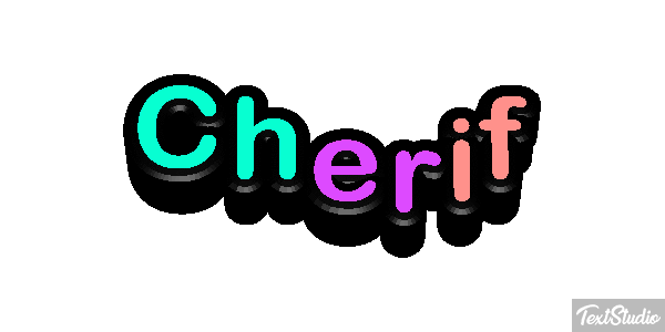 Cherif Text effect