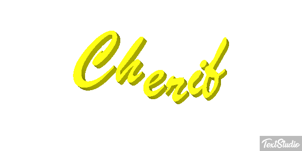 Cherif Text effect