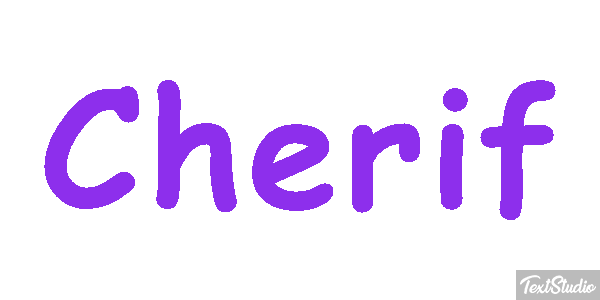 Cherif Text effect