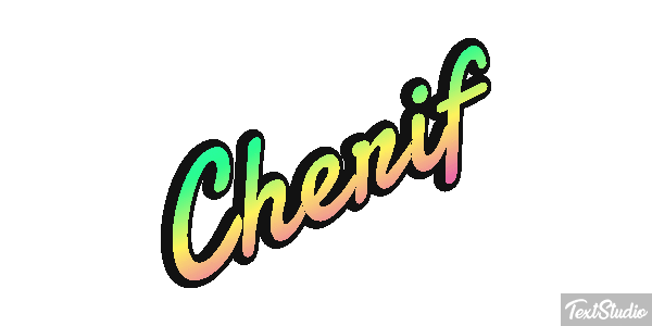 Cherif Text effect