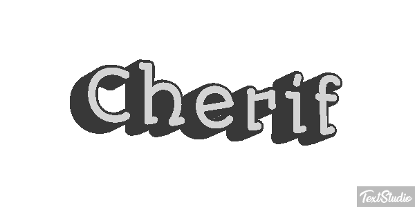 Cherif Text effect