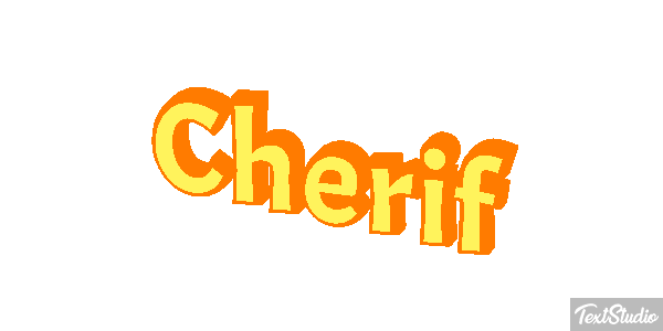 Cherif Text effect