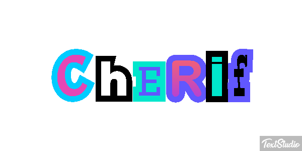 Cherif Text effect