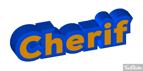 Cherif Text effect