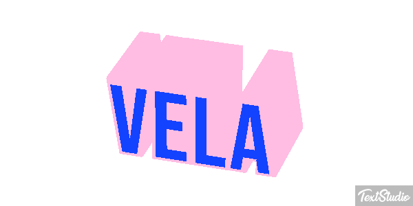 Vela Efeito do texto