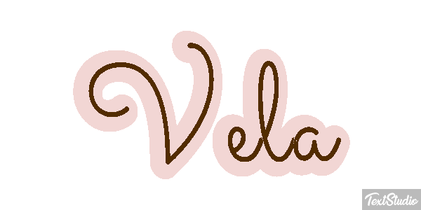 Vela Efeito do texto