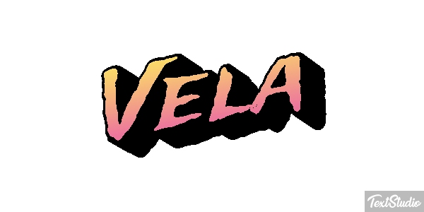 Vela Efeito do texto