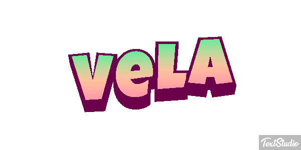 Vela Efeito do texto