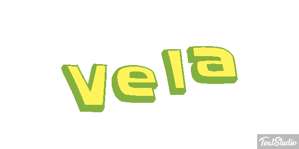 Vela Efeito do texto