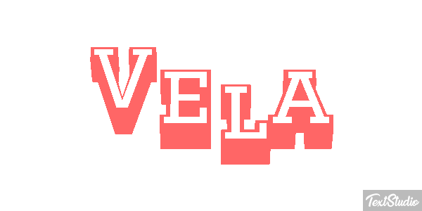 Vela Efeito do texto