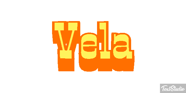Vela Efeito do texto