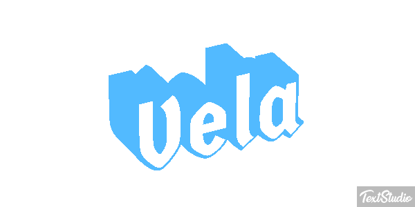Vela Efeito do texto