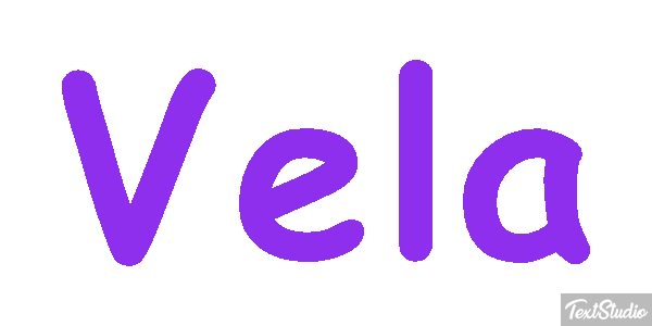 Vela Efeito do texto