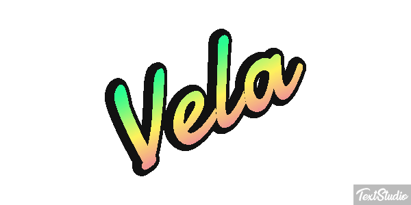 Vela Efeito do texto
