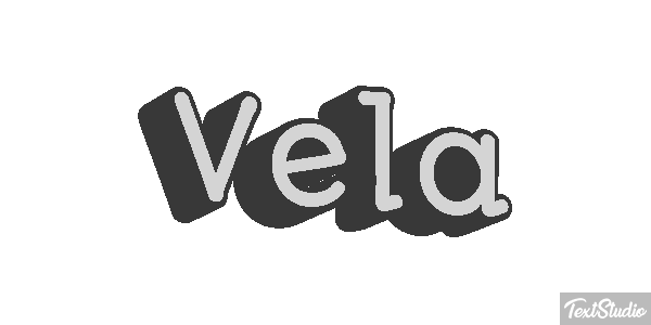 Vela Efeito do texto