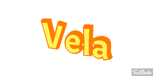 Vela Efeito do texto