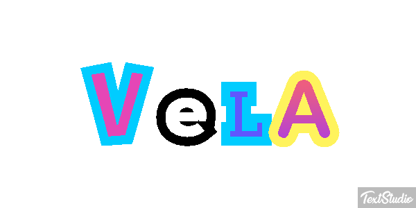 Vela Efeito do texto