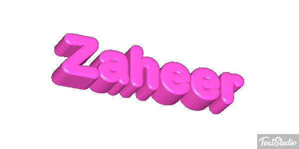 Zaheer Text effect