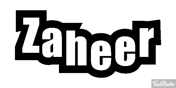 Zaheer Text effect
